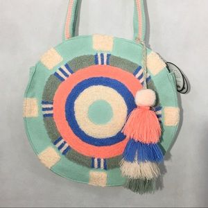 America and Beyond • round purse/ Lrg tassel